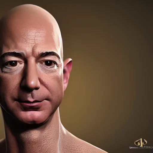 Image similar to portrait of jeff bezos with an afro, ultra realistic photography, highly detailed, photorealistic, octane render, 8 k, unreal engine