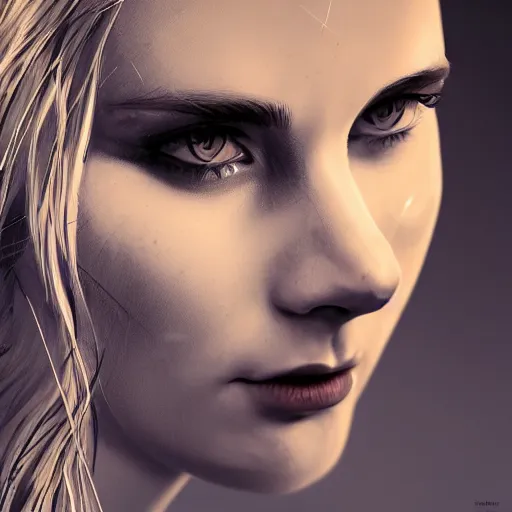 Prompt: beautiful Nordic young woman face on shattered ice, cinematic, establishing shot, extremely high detail, photorealistic, cinematic lighting, intricate line drawings, 8k resolution