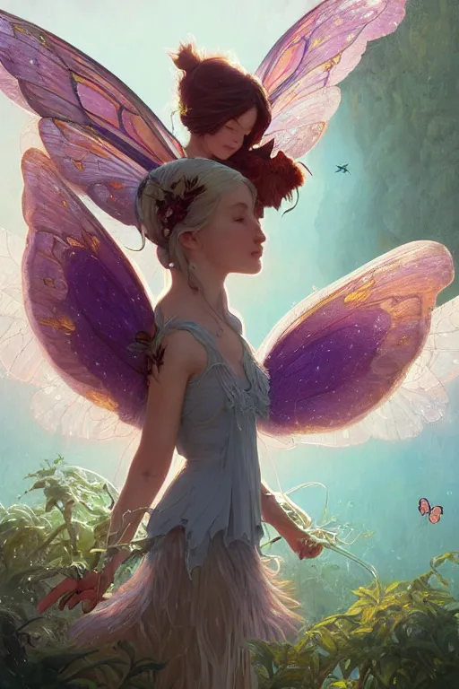 Prompt: highly detailed portrait of a cute flying fairy alpaca with butterfly wings, unreal engine, fantasy art by greg rutkowski, loish, rhads, ferdinand knab, makoto shinkai and lois van baarle, ilya kuvshinov, rossdraws, tom bagshaw, alphonse mucha, global illumination, radiant light, detailed and intricate environment