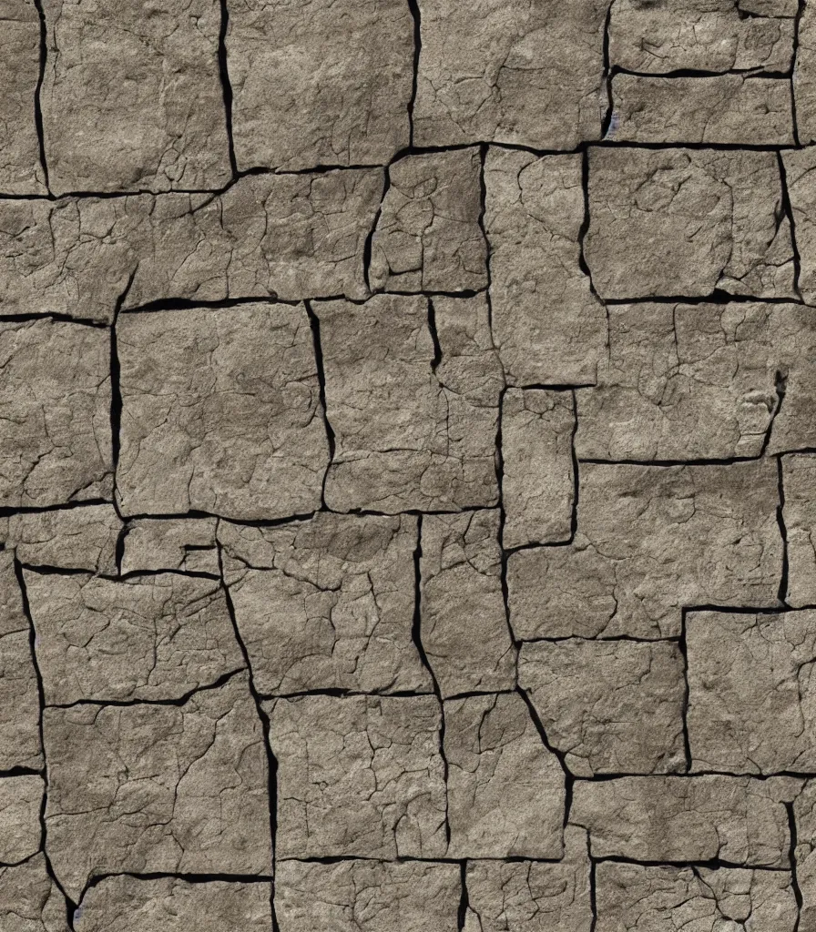 Prompt: texture map of horizontal stone with horizontal rectilinear ancient sacred engraving cutouts