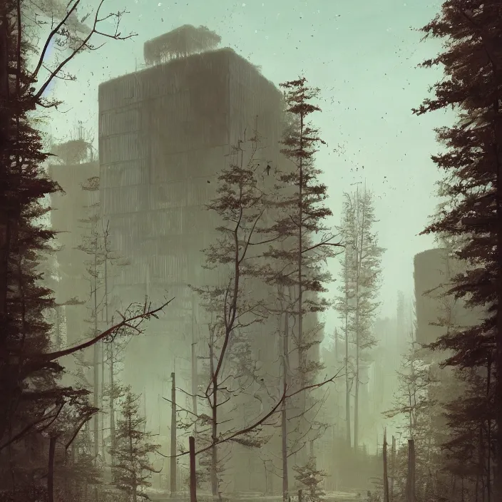 Image similar to a beautiful painting of pripyat by simon stalenhag and zdzisław beksinski and rene magritte and greg rutkowski, in style of digital art. hyper detailed, sharp focus, soft light. unreal engine 5. ray tracing. trending on artstation