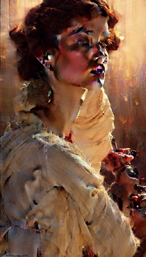 Prompt: hyper realistic photographer looking through camera, magical, painted by james gurney, norman rockwell, tom bagshaw, mucha, gaston bussiere, craig mullins, j. c. leyendecker 8 k