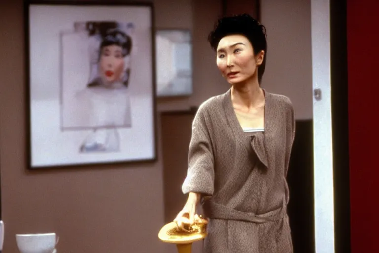 Prompt: Maggie Cheung in Seinfeld