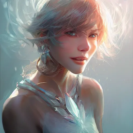 Image similar to crystal ring by Stanley Artgerm Lau, WLOP, Rossdraws, James Jean, Andrei Riabovitchev, Marc Simonetti, Yoshitaka Amano, ArtStation, CGSociety,