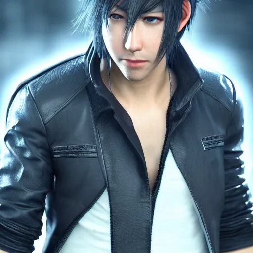 Prompt: noctis lucis caelum from final fantasy xv, octane render, 8k, portrait, highly detailed, professional,