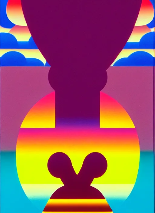 Image similar to reflection by shusei nagaoka, kaws, david rudnick, airbrush on canvas, pastell colours, cell shaded, 8 k