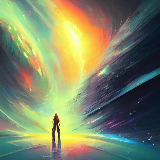 Image similar to a black hole in space, by anato finnstark, by alena aenami, by john harris, by ross tran, by wlop, by andreas rocha