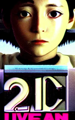 Image similar to movie poster for a 1 9 9 8 live - action adaptation of serial experiments lain. photographic ; photorealistic.