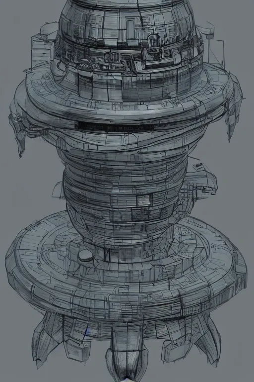 a design project of a warp drive, sketch, detailed, Stable Diffusion