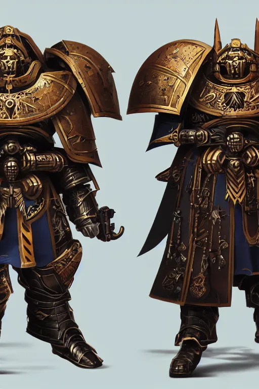 Image similar to armor portrait heros warhammer 4 0 k horus heresy fanart - the primarchs emperor by johannes helgeson animated with vfx concept artist & illustrator global illumination ray tracing hdr fanart arstation zbrush central hardmesh 8 k octane renderer comics stylized