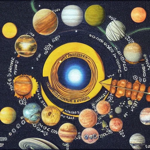 Image similar to The Solar System by Kentaro Miura