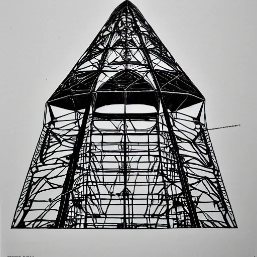Prompt: ultra precise, asymmetric fineliner drawing of an abandoned duga radar array in ukraine, three colour ink marker pen on rainbow spattered glossy paper. bold lines, gallery quality, photorealistic, very detailed, 8 k