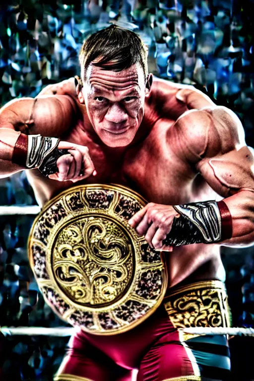 Image similar to john cena wrestling with kamen rider, high resolution, vogue, intricate details, face features, body features, photorealistic, smooth, 4 k, aesthetic lighting, baroque object, sharp focus, hyperdetailed object, by : canon eos 5 d mark iv and sigma 7 0 - 2 0 0 mm f / 2. 8 dg os hsm sports