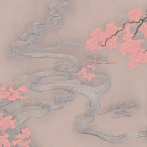 Prompt: generative, detailed, Japanese traditional art elements, muted pastel colors,