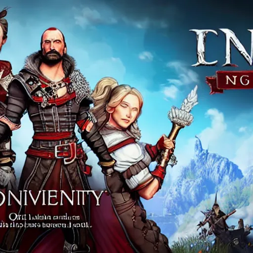 Prompt: divinity original sin 2 movie poster