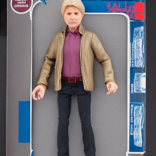 Image similar to dave foley action figure, product shot, with accessories