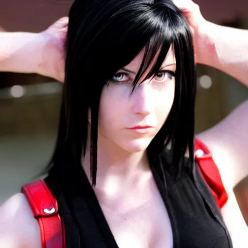 Image similar to Tifa Lockhart in real life