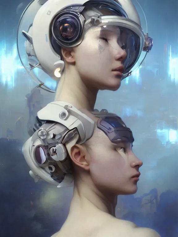 Image similar to full shot of a beautiful venus monster astronaut defined facial features, intricate abstract. cyberpunk, symmetrical facial features. by ruan jia and artgerm and range murata and wlop and ross tran and william - adolphe bouguereau and beeple. key art. fantasy illustration. award winning, artstation, intricate details, realistic, hyperdetailed, 8 k resolution.