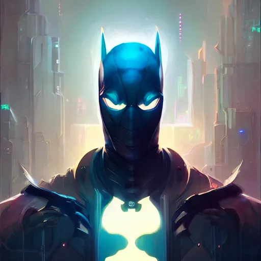 Prompt: a portrait of a spiderbatman, cyberpunk concept art by pete mohrbacher and wlop and artgerm and josan gonzales, digital art, highly detailed, intricate, sci-fi, sharp focus, Trending on Artstation HQ, deviantart, unreal engine 5, 4K UHD image