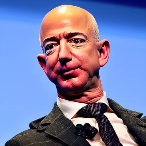 Image similar to jeff bezos as a bum