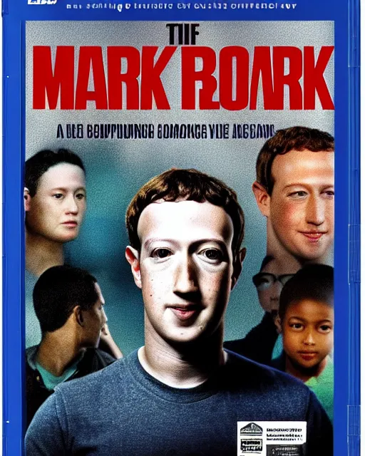 Prompt: 'Mark Zuckerberg: A Coming of Age Story' blu-ray DVD case still sealed in box, ebay listing