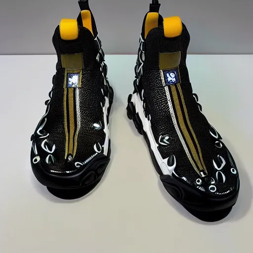 Prompt: balenciaga sneakers, y 2 k aesthetic, biomorphic, highly detailed, hyper realistic,