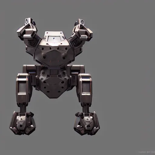 Image similar to hard surface, robotic platform, based on realistic low poly convex shape, 6 claws, symmetric, unreal engine