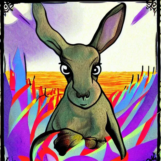 Image similar to watership down on acid