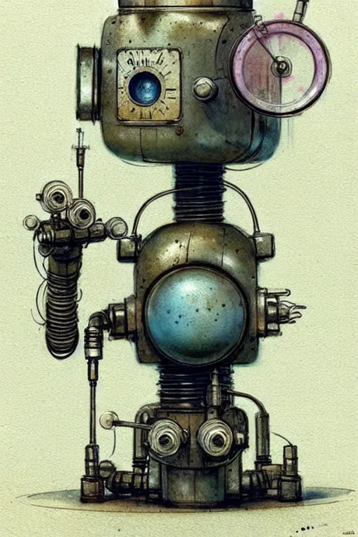 Image similar to (((((1950s robot science . muted colors.))))) by Jean-Baptiste Monge !!!!!!!!!!!!!!!!!!!!!!!!!!!