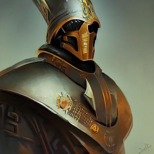 Image similar to concept art by jama jurabaev, futuristic emperor holy inquisition, imperial military, trending on artstation, high quality, brush stroke, portraiit, symmetry