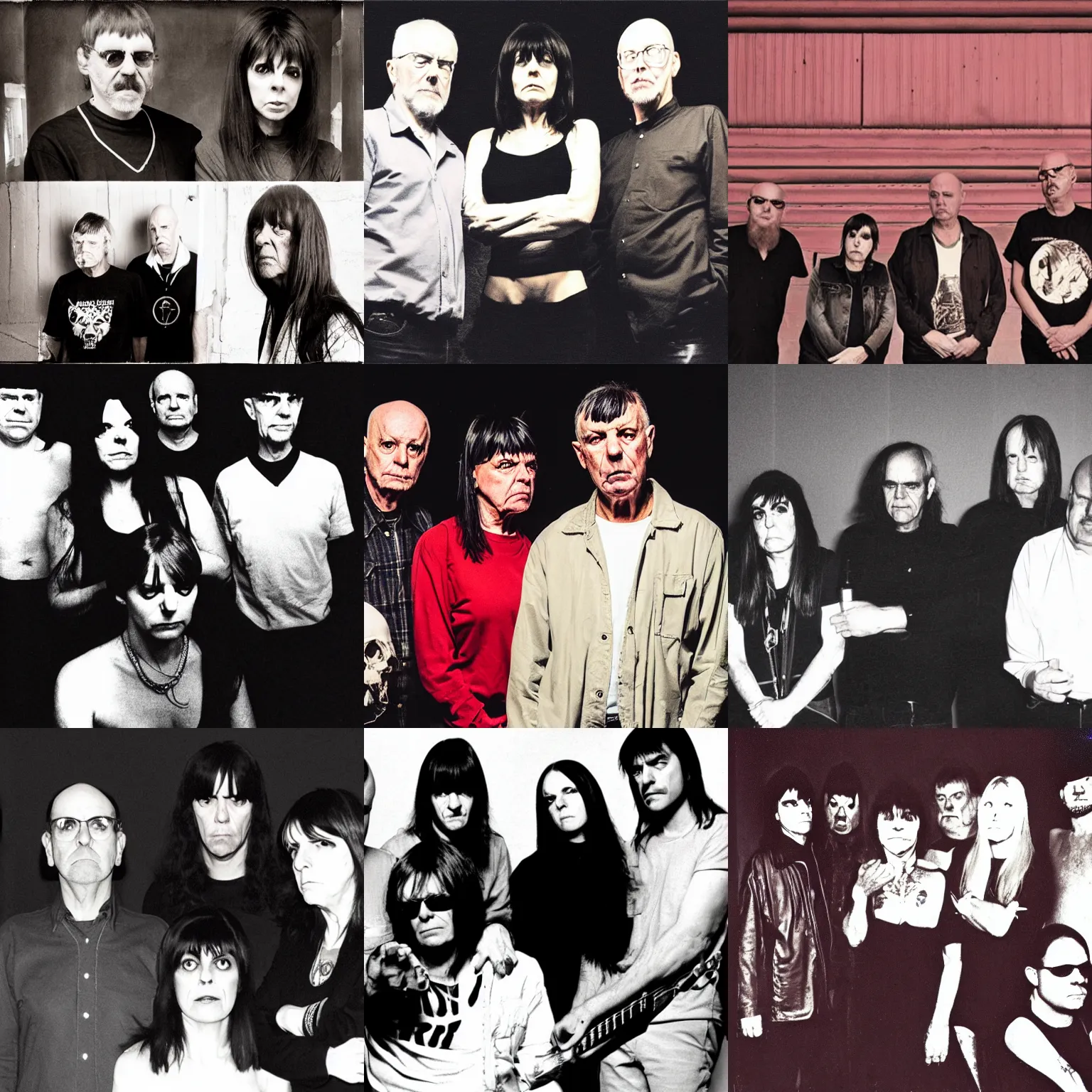 Prompt: throbbing gristle necromancy reunion