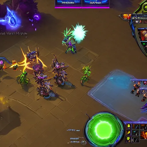 Image similar to heroes of the storm, game review, screenshot, high quality