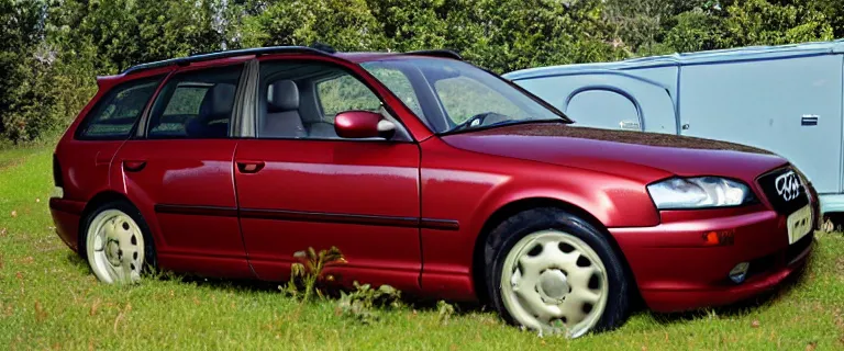 Image similar to Rusty Wrecked Audi A4 B6 Avant (2002), created by Barclay Shaw