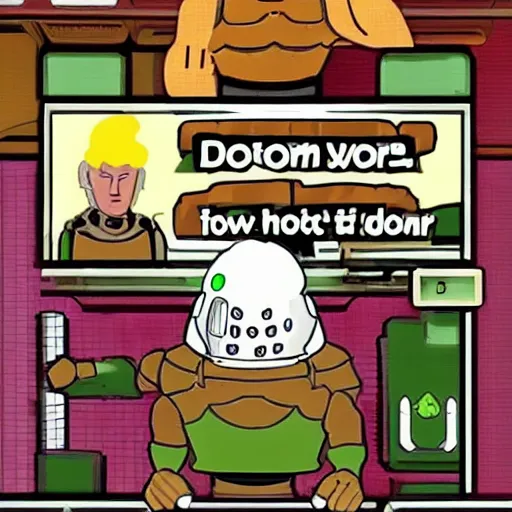 Image similar to master cheaf meets doomguy