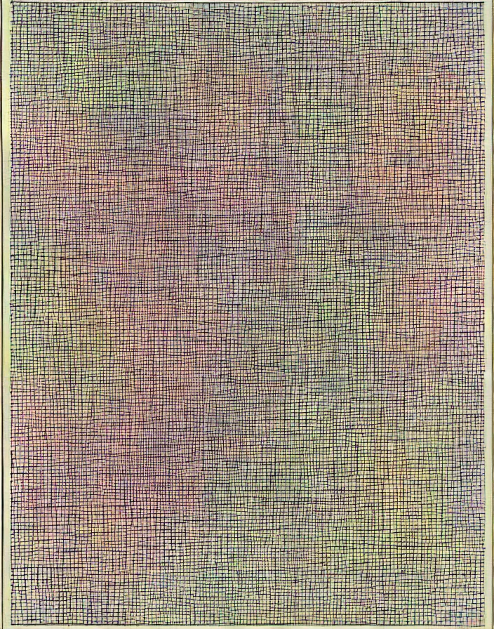 Prompt: hyper detailed industraial & utility flow field matrix by paul klee and josef albers