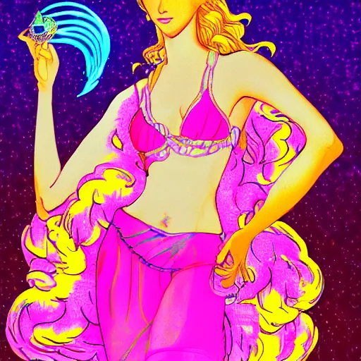 Image similar to vaporwave aphrodite