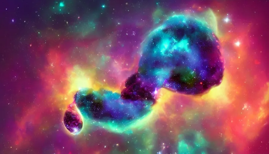 Image similar to stunning render of a cosmic