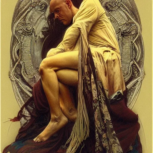 Image similar to amazing lifelike award winning pencil illustration of aleister crowley trending on art station artgerm Greg rutkowski alphonse mucha cinematic