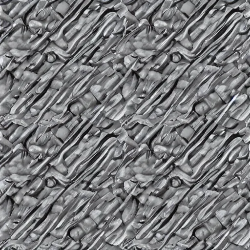 Image similar to 4 k large brushed metal seamless texture, material, flat, pbr, hi - res