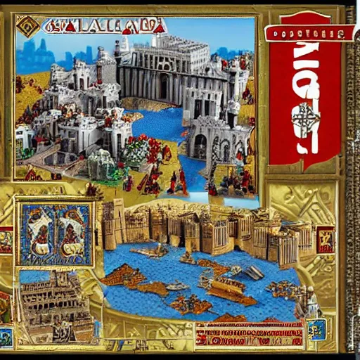 Image similar to 1 4 5 3 fall of constantinople lego set, fall of the byzantine empire, siege of constantinople by the ottoman empire