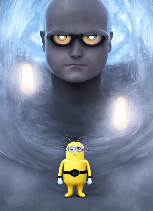 Fantasy Portrait Of Saitama As Minion From Despicable | Stable ...