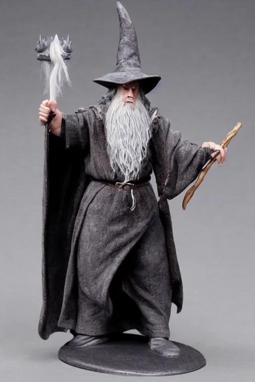 Prompt: gandalf on the catwalk, Fullbody