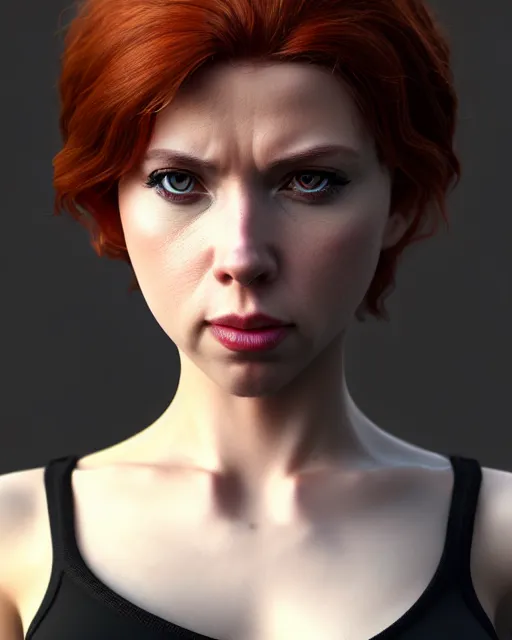 Prompt: Cathy Heaven as black widow, au naturel, hyper detailed, digital art, trending in artstation, cinematic lighting, studio quality, smooth render, unreal engine 5 rendered, octane rendered, art style by klimt and nixeu and ian sprigger and wlop and krenz cushart