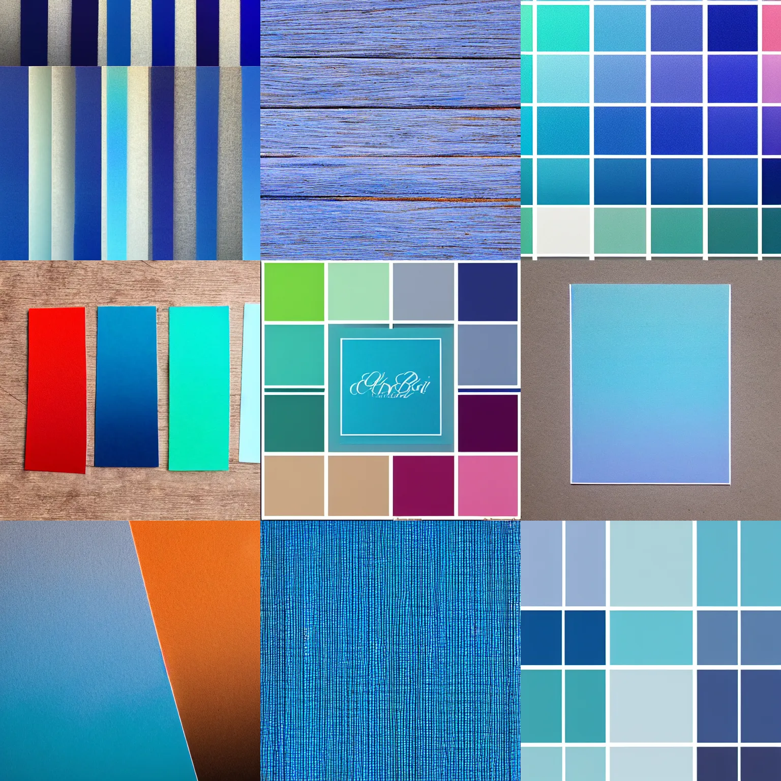 Prompt: color gradient from cobalt blue to aqua, blank, clear, empty