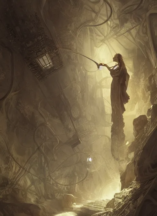 Image similar to announcer who thrives yorkstone, physically accurate, moody dynamic lighting, very very intricate, very very elegant, highly detailed, digital painting, artstation, HR GIGER, Hieronymus Bosch, Francis Bacon, concept art, smooth, very beautiful, sharp focus, illustration, art by artgerm and greg rutkowski and alphonse mucha