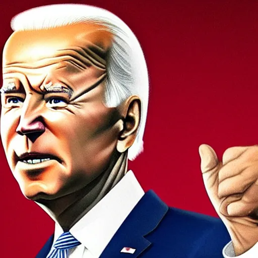 Image similar to joe biden charicature