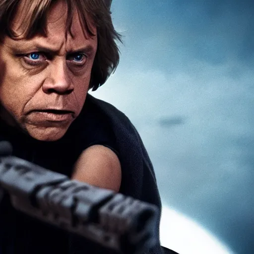 young mark hamill as luke skywalker, cinematic, 8k, Stable Diffusion