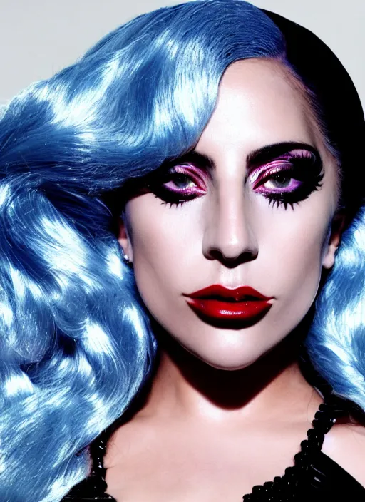 Image similar to lady gaga by nick knight, born this way, born this way album, red weapon 8 k s 3 5, cooke anamorphic / i lenses, highly detailed, cinematic lighting