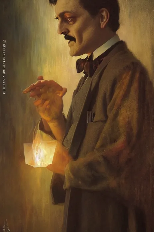 Image similar to gomez addams as doctor who, radiant light, caustics, heroic, bright iridescent light, by gaston bussiere, bayard wu, greg rutkowski, maxim verehin bloom dramatic lighting