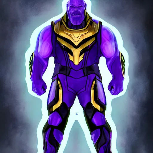 Image similar to Thanos digital art